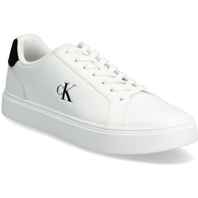 Calvin Classic Cupsole Laceup Lth 41 BRIGHT WHITE BLACK 41 Calvin Classic Cupsole Laceup Lth 41 BRIGHT WHITE BLACK 41
