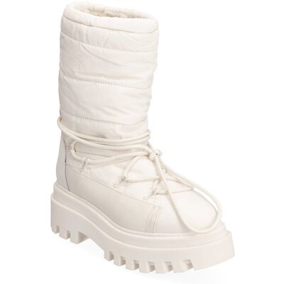 Calvin Flatform Snow Boot Nylon Wn 38 CREAMY WHITE 38 Calvin Flatform Snow Boot Nylon Wn 38 CREAMY WHITE 38