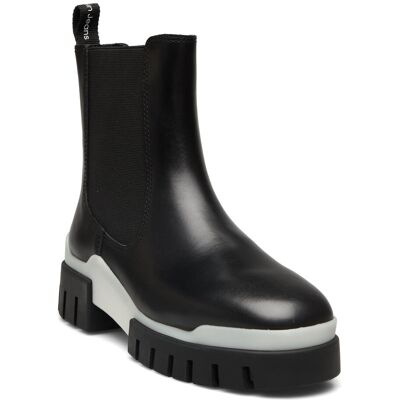 Calvin Combat Chelsea Boot Transp Wn 36 BLACK/TRANSPARENT 36 Calvin Combat Chelsea Boot Transp Wn 36 BLACK/TRANSPARENT 36