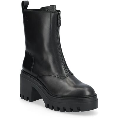 Calvin Chunky Heeled Zip Boot Lth 41 x 41 TRIPLE BLACK 41 x 41 Calvin Chunky Heeled Zip Boot Lth 41 x 41 TRIPLE BLACK 41 x 41