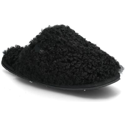 Calvin Close Slipper Fur 37 BLACK 37 Calvin Close Slipper Fur 37 BLACK 37