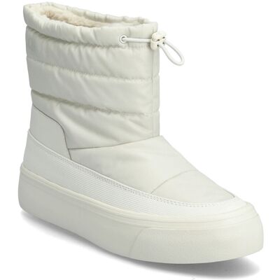 Calvin Vulc Flatf Snowboot Nylon Mix Mg 36 LILY WHITE 36 Calvin Vulc Flatf Snowboot Nylon Mix Mg 36 LILY WHITE 36