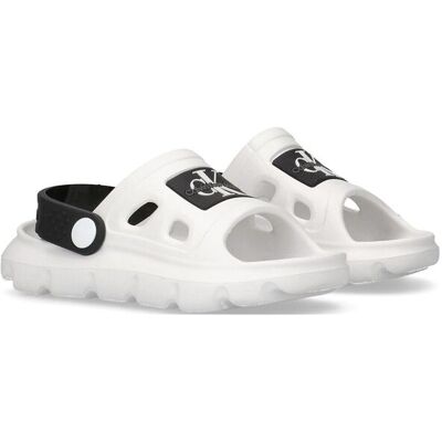 Calvin Kids Comfy Sandals 32/33/21/21.5CM WHITE/BLACK 32/33/21/21.5CM Calvin Kids Comfy Sandals 32/33/21/21.5CM WHITE/BLACK 32/33/21/21.5CM