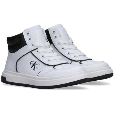 Calvin High Top Sneaker 31/20.5CM WHITE/BLACK 31/20.5CM Calvin High Top Sneaker 31/20.5CM WHITE/BLACK 31/20.5CM