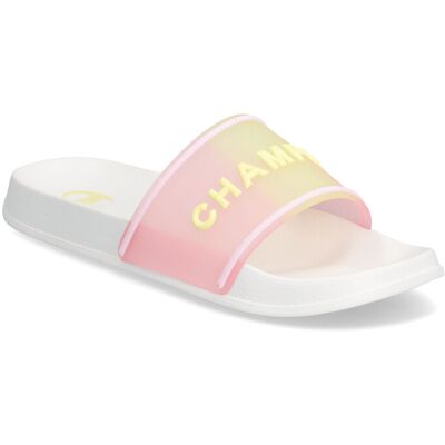 Champion All American Traslucent Slide 41 WW028-WHT/PMP/WXY 41 Champion All American Traslucent Slide 41 WW028-WHT/PMP/WXY 41