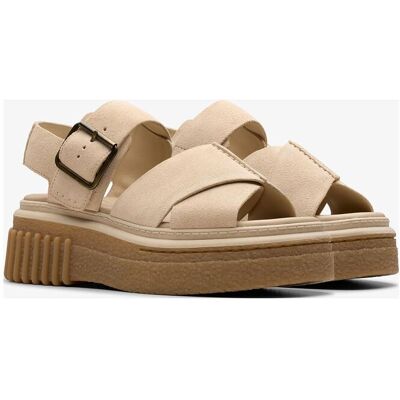 Clarks Evamar Wish D 37 ECRU SUEDE 37 Clarks Evamar Wish D 37 ECRU SUEDE 37