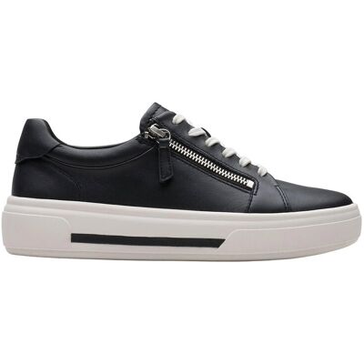 Clarks Hollyrose Zip D 37 BLACK LEATHER 37 Clarks Hollyrose Zip D 37 BLACK LEATHER 37