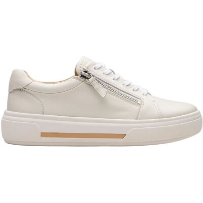 Clarks Hollyrose Zip D 37 WHITE LEATHER 37 Clarks Hollyrose Zip D 37 WHITE LEATHER 37