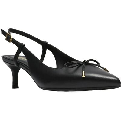 Clarks Zarey Bow D 39 BLACK LEATHER 39 Clarks Zarey Bow D 39 BLACK LEATHER 39