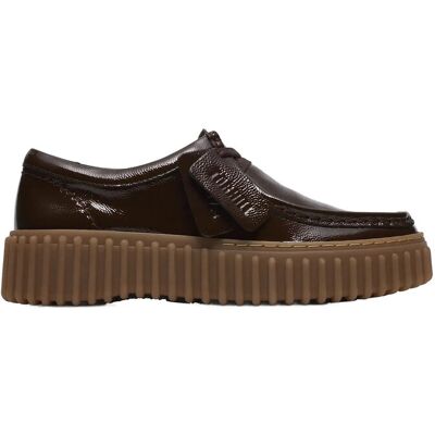 Clarks Torhill Bee D 41.5 DARK BROWN PAT 41.5 Clarks Torhill Bee D 41.5 DARK BROWN PAT 41.5