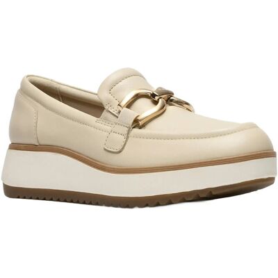 Clarks Zylah Top D 37 CREAM LEATHER 37 Clarks Zylah Top D 37 CREAM LEATHER 37