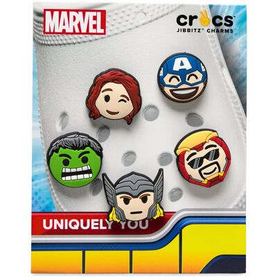 Crocs Avengers Emojis 5 Pack ONE SIZE WHITE ONE SIZE Crocs Avengers Emojis 5 Pack ONE SIZE WHITE ONE SIZE