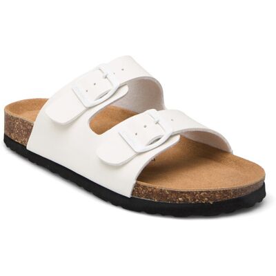 Cruz Whitehill W Cork Sandal 37 WHITE 37 Cruz Whitehill W Cork Sandal 37 WHITE 37