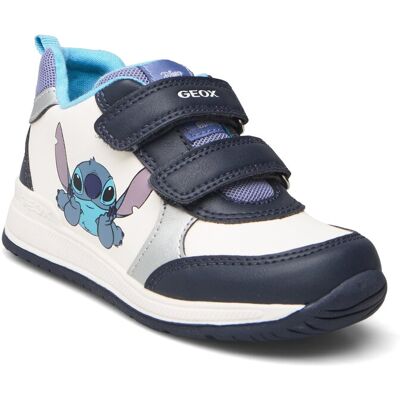 GEOX B Rishon Boy A 18 LT IVORY/NAVY 18 GEOX B Rishon Boy A 18 LT IVORY/NAVY 18