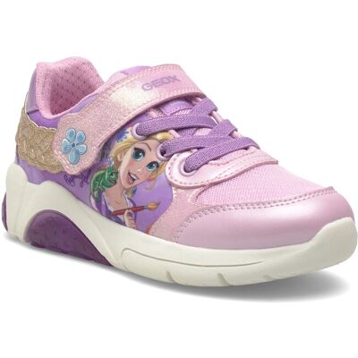 GEOX J Fadinlight Girl B 28 PINK/DK LILAC 28 GEOX J Fadinlight Girl B 28 PINK/DK LILAC 28
