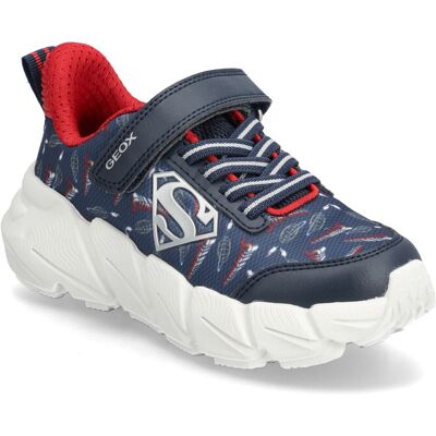 GEOX J Flexyper Fast Boy 28 NAVY/DK RED 28 GEOX J Flexyper Fast Boy 28 NAVY/DK RED 28