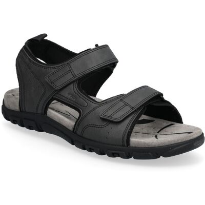 GEOX Uomo Sandal Strada B 41 BLACK 41 GEOX Uomo Sandal Strada B 41 BLACK 41