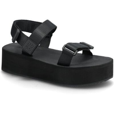 HUGO Zaralyn_Sandalplt_Wb 38 BLACK 38 HUGO Zaralyn_Sandalplt_Wb 38 BLACK 38