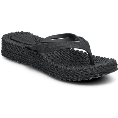 Ilse Jacobsen Flip Flops On Platform Sole 36 001 BLACK 36 Ilse Jacobsen Flip Flops On Platform Sole 36 001 BLACK 36