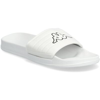 KAPPA Pool Slide - Logo Lablo 43 WHITE-BLACK 43 KAPPA Pool Slide - Logo Lablo 43 WHITE-BLACK 43