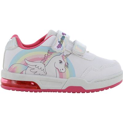 Leomil Unicorn Sneaker 32 WHITE/FUCHSIA 32 Leomil Unicorn Sneaker 32 WHITE/FUCHSIA 32
