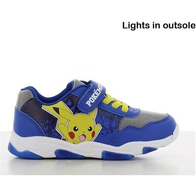 Leomil Pokemon Sneakers 28 COBALT BLUE/YELLOW 28 Leomil Pokemon Sneakers 28 COBALT BLUE/YELLOW 28