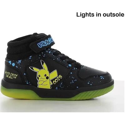 Leomil Pokemon High Sneaker 28 BLACK/YELLOW 28 Leomil Pokemon High Sneaker 28 BLACK/YELLOW 28