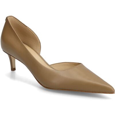 Michael Kors Elyse Kitten Pump 39 HUSK 39 Michael Kors Elyse Kitten Pump 39 HUSK 39
