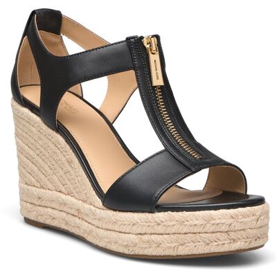 Michael Kors Berkley Mid Wedge 43 BLACK 43 Michael Kors Berkley Mid Wedge 43 BLACK 43