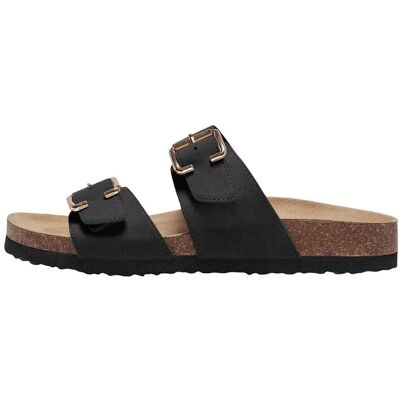 ONLY Onlmaxi-13 Pu Strap Buckle Sandal 40 BLACK 40 ONLY Onlmaxi-13 Pu Strap Buckle Sandal 40 BLACK 40