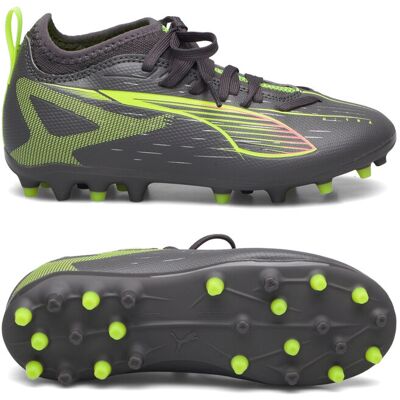 Ultra 5 Match Mg Jr 28 MATTE AGED SILVER-YELLOW ALERT-PUMA AGED SILVER 28 Ultra 5 Match Mg Jr 28 MATTE AGED SILVER-YELLOW ALERT-PUMA AGED SILVER 28