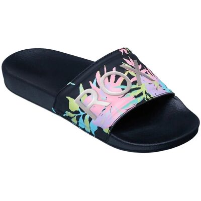Roxy Rg Slippy Ii Printed 31 BLACK MULTI 1 31 Roxy Rg Slippy Ii Printed 31 BLACK MULTI 1 31