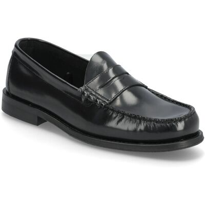 Selected Slhbilly Leather Penny Loafer 40 BLACK 40 Selected Slhbilly Leather Penny Loafer 40 BLACK 40
