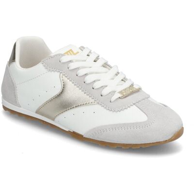 Steve Madden Fan Fav Sneaker 41 GREY/GOLD 41 Steve Madden Fan Fav Sneaker 41 GREY/GOLD 41