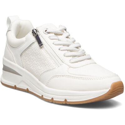 Tamaris Women Lace-Up 40 WHITE/SILVER 40 Tamaris Women Lace-Up 40 WHITE/SILVER 40