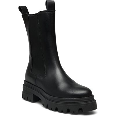 Tamaris Women Boots 37 BLACK LEATHER 37 Tamaris Women Boots 37 BLACK LEATHER 37