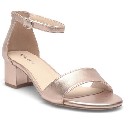 Tamaris Women Sandals 38 ROSE GOLD 38 Tamaris Women Sandals 38 ROSE GOLD 38