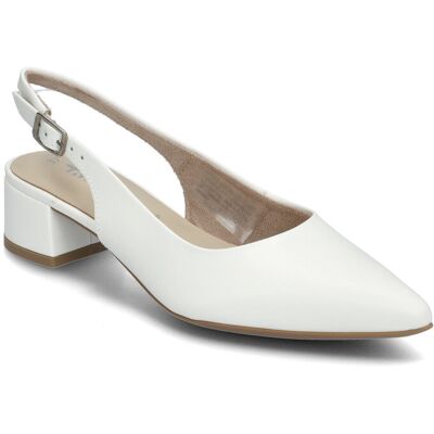 Tamaris Women Sling 36 WHITE LEATHER 36 Tamaris Women Sling 36 WHITE LEATHER 36