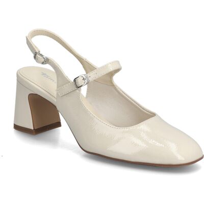 Tamaris Women Sling 42 IVORY PATENT 42 Tamaris Women Sling 42 IVORY PATENT 42