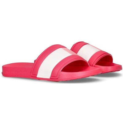 Tommy Hilfiger Girl Flag Print Pool Slide 35/22.5CM FUCHSIA 35/22.5CM Tommy Hilfiger Girl Flag Print Pool Slide 35/22.5CM FUCHSIA 35/22.5CM
