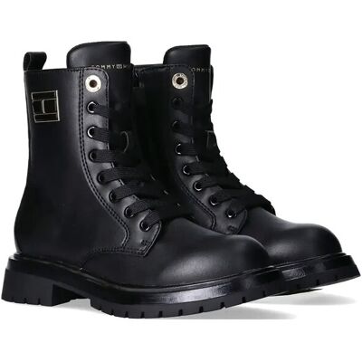 Tommy Hilfiger Lace Up Booties 32/21CM BLACK 32/21CM Tommy Hilfiger Lace Up Booties 32/21CM BLACK 32/21CM
