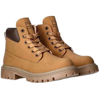 Tommy Hilfiger Lace Up Booties Faux Nubuck/Leather 32/21CM OCHRE 32/21CM Tommy Hilfiger Lace Up Booties Faux Nubuck/Leather 32/21CM OCHRE 32/21CM