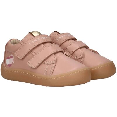 Tommy Hilfiger Mid Cut Velcro Sneaker Nude 24 NUDE 24 Tommy Hilfiger Mid Cut Velcro Sneaker Nude 24 NUDE 24