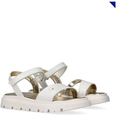 Tommy Hilfiger Sandal 30 WHITE/PLATINUM 30 Tommy Hilfiger Sandal 30 WHITE/PLATINUM 30