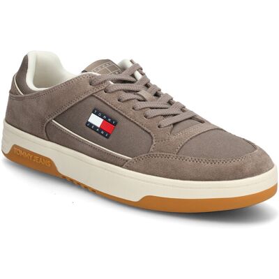 Tommy Hilfiger Tjm Cupsole Leather Mix Material 43 DUSTY BROWN 43 Tommy Hilfiger Tjm Cupsole Leather Mix Material 43 DUSTY BROWN 43