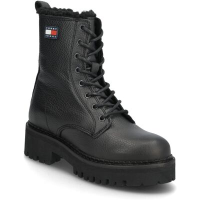 Tommy Hilfiger Tjw Urban Laceup Boot Wl 38 BLACK 38 Tommy Hilfiger Tjw Urban Laceup Boot Wl 38 BLACK 38