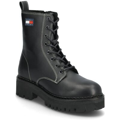 Tommy Hilfiger Tjw Urban Lace Up Boot 36 BLACK 36 Tommy Hilfiger Tjw Urban Lace Up Boot 36 BLACK 36