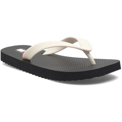 Tommy Hilfiger Tjw Logo Summer Sandal 36 BLACK ECRU 36 Tommy Hilfiger Tjw Logo Summer Sandal 36 BLACK ECRU 36