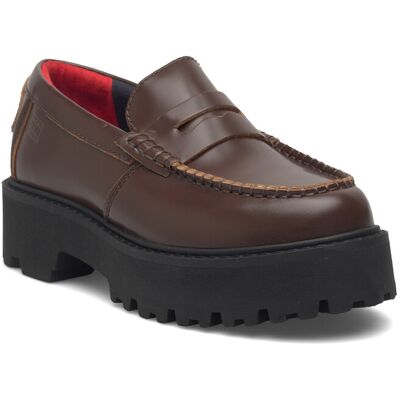 Tommy Hilfiger Archive 01 Leather Loafer 39 LEGACY BROWN 39 Tommy Hilfiger Archive 01 Leather Loafer 39 LEGACY BROWN 39