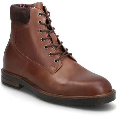 Tommy Hilfiger Cleated Hilfiger W Lth Boot 43 WINTER COGNAC 43 Tommy Hilfiger Cleated Hilfiger W Lth Boot 43 WINTER COGNAC 43
